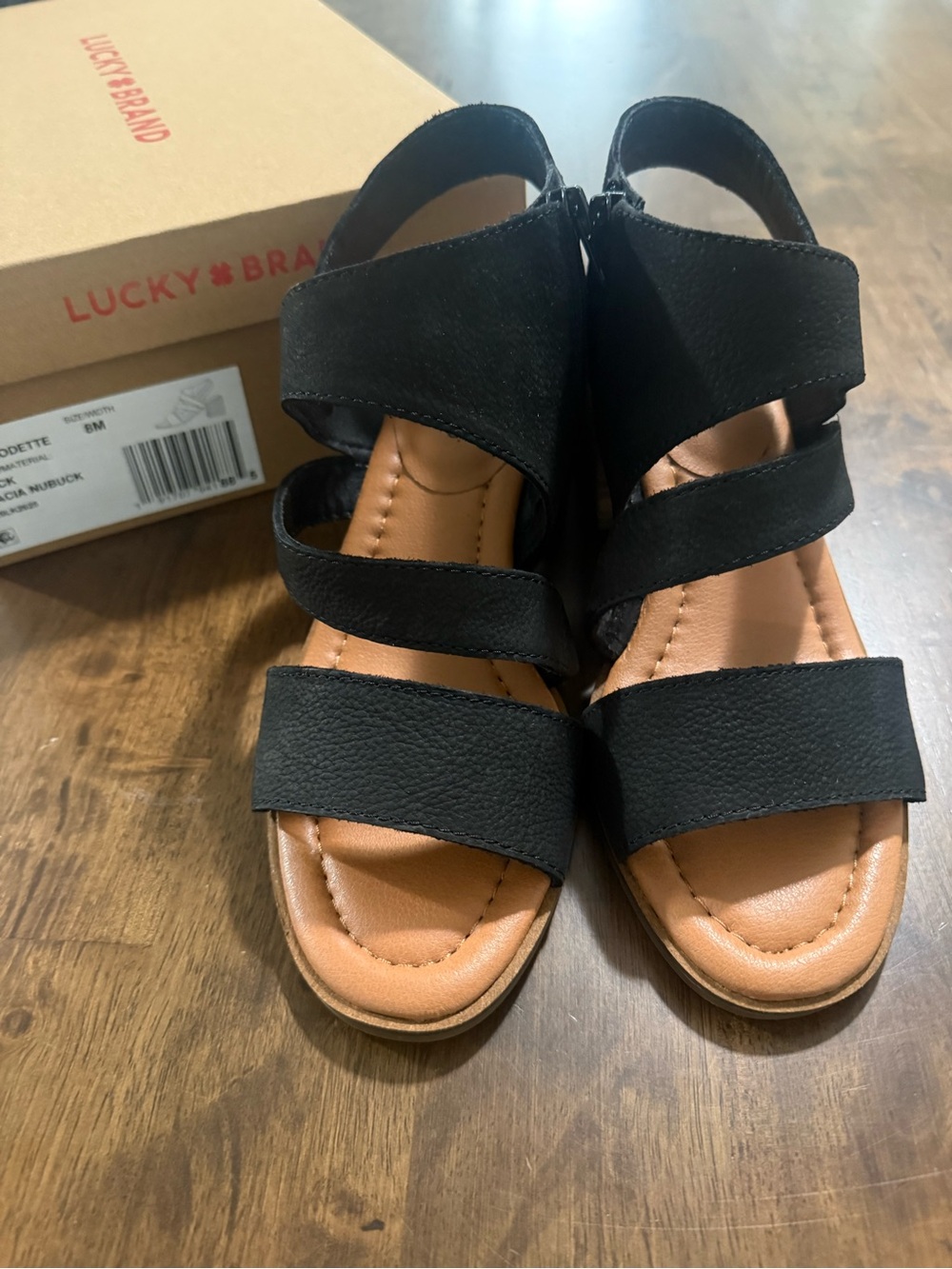 Lucky Brand Women's Rhodette Block-Heel Dress Sandals, 8M